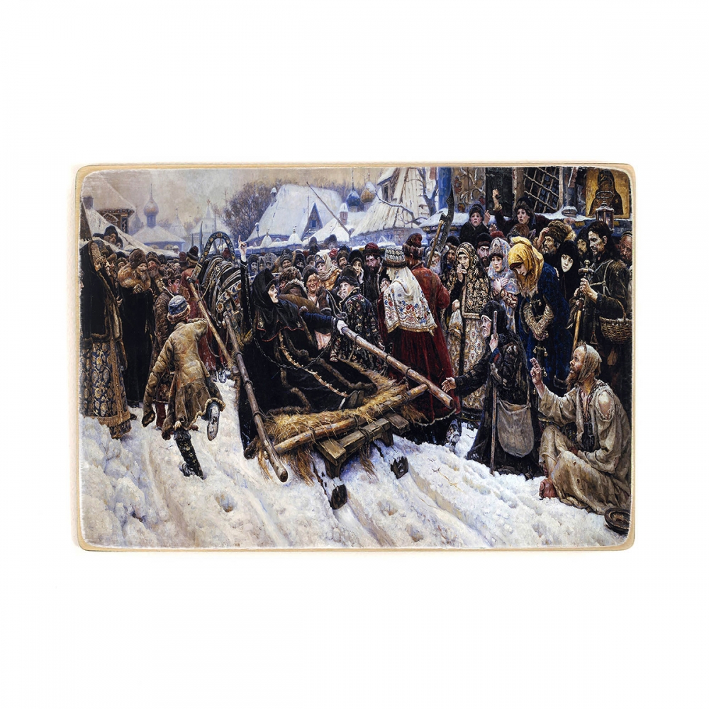 

Деревянный постер Искусство Boyaryna Morozova by V.Surikov (1884-1887) А2