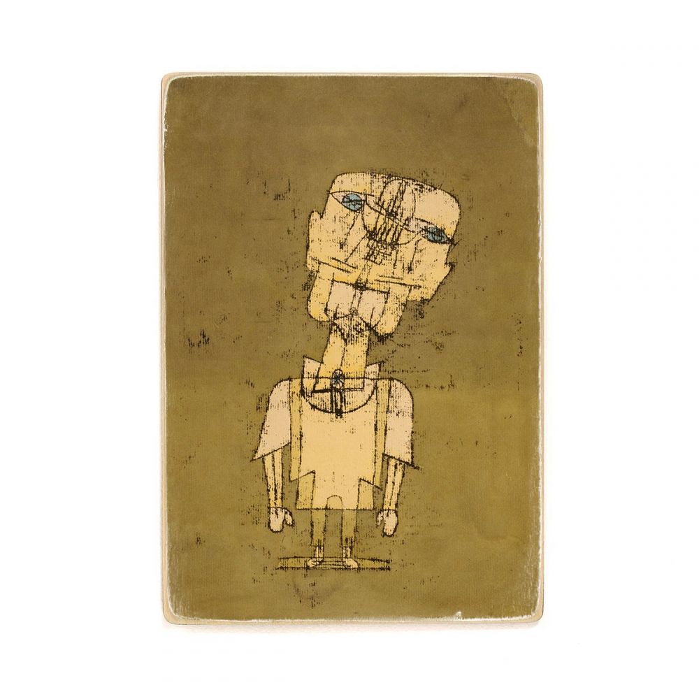 

Деревянный постер Искусство Paul Klee - Gespenst eines Genies (Ghost of a Genius) А2