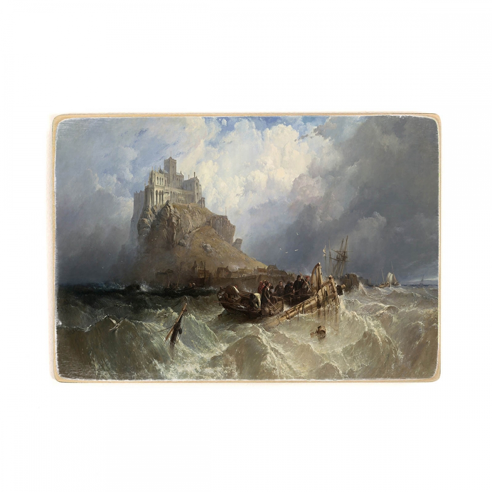 

Деревянный постер Искусство Clarkson Stanfield - Mount St Michael, Cornwall А1