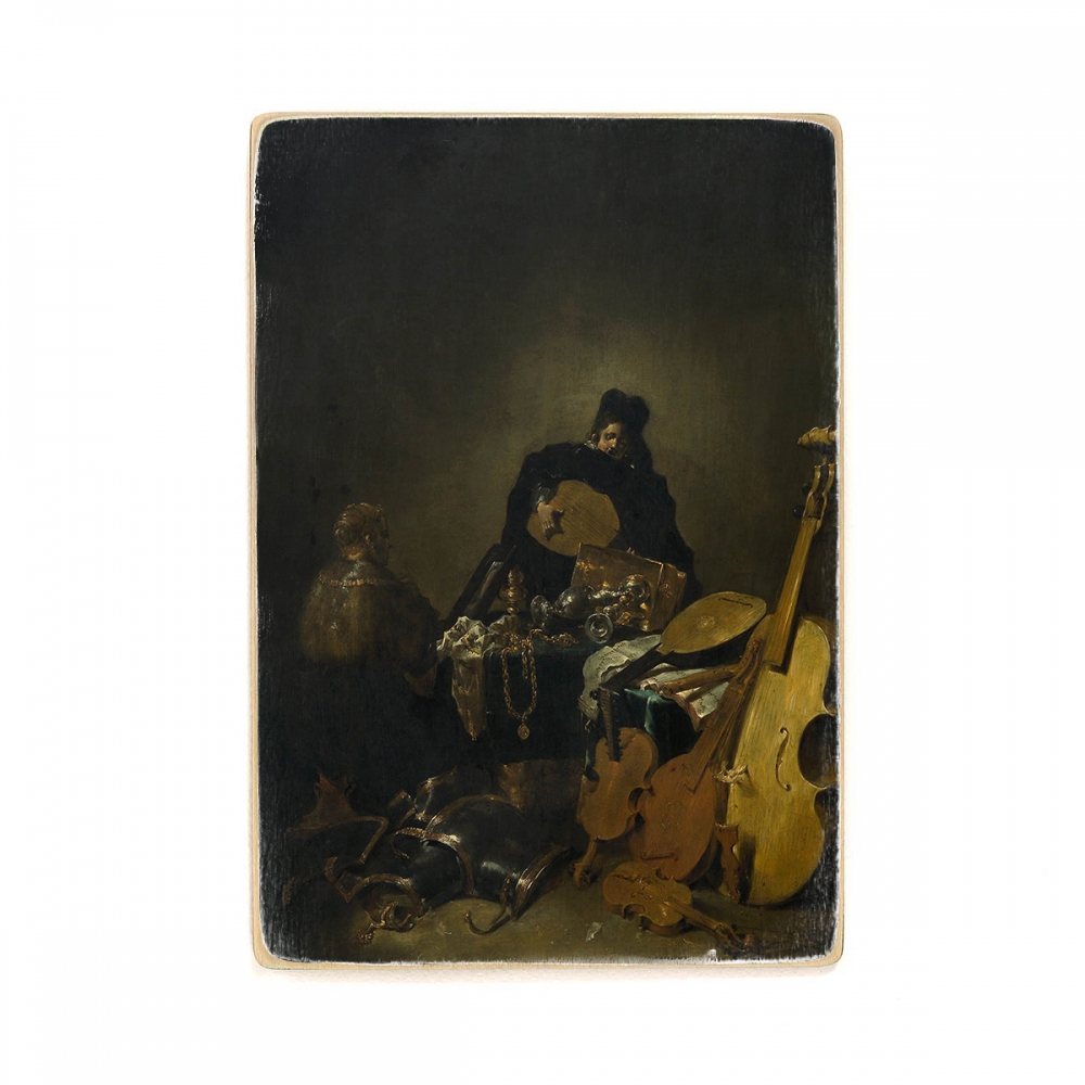 

Деревянный постер Искусство Leonaert Bramer - Allegory of Vanity А1