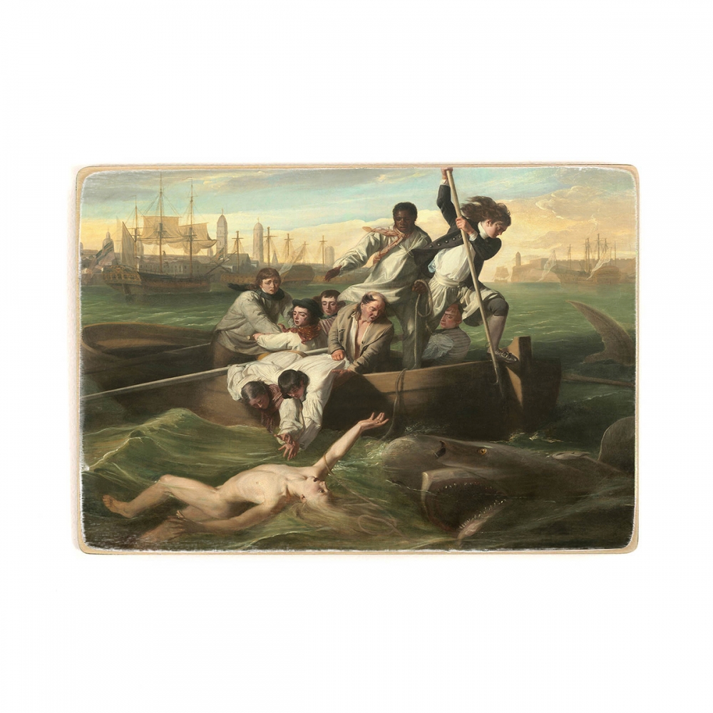 

Деревянный постер Искусство John Singleton Copley - Watson and the Shark А1