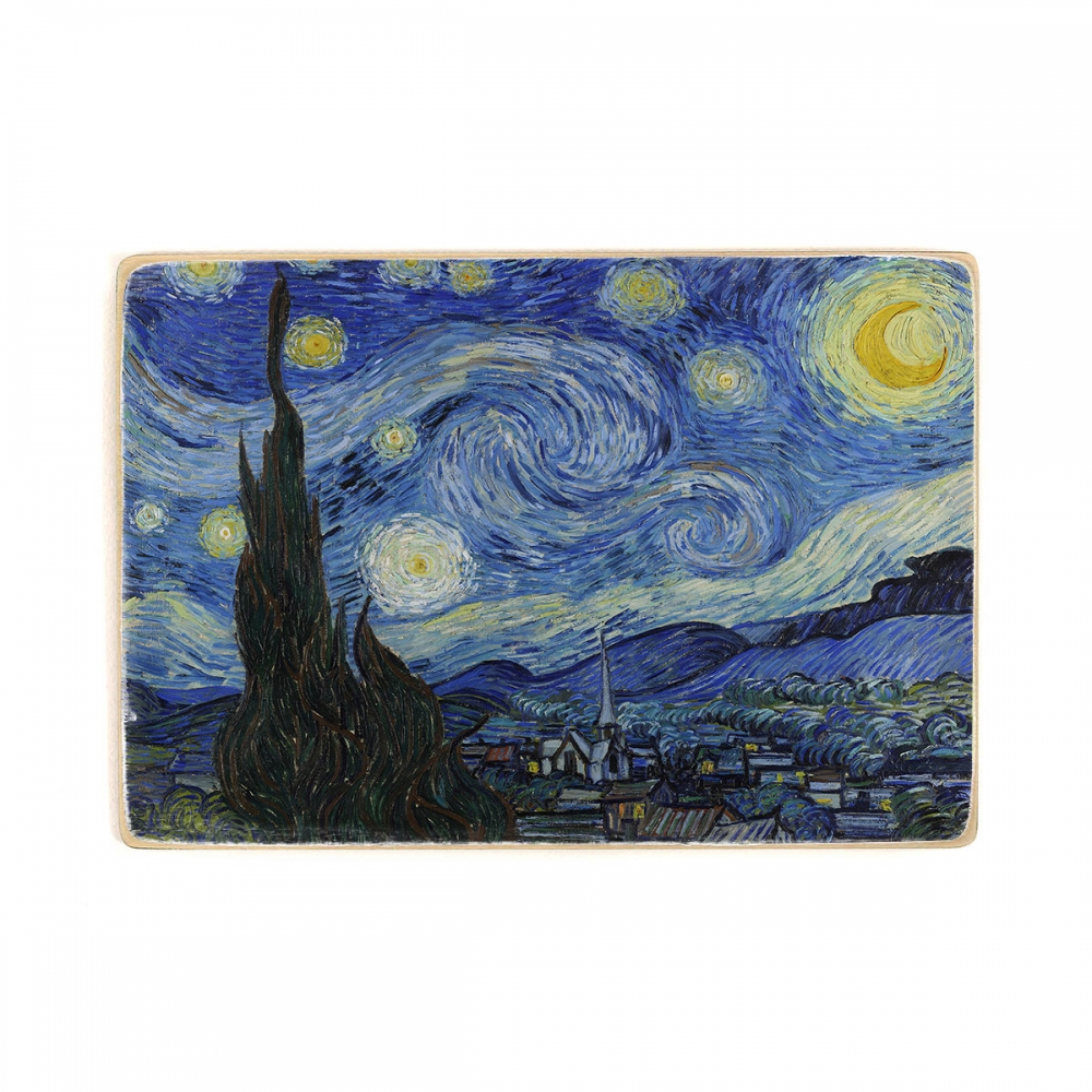 

Деревянный постер Искусство Van Gogh - Starry Night А1
