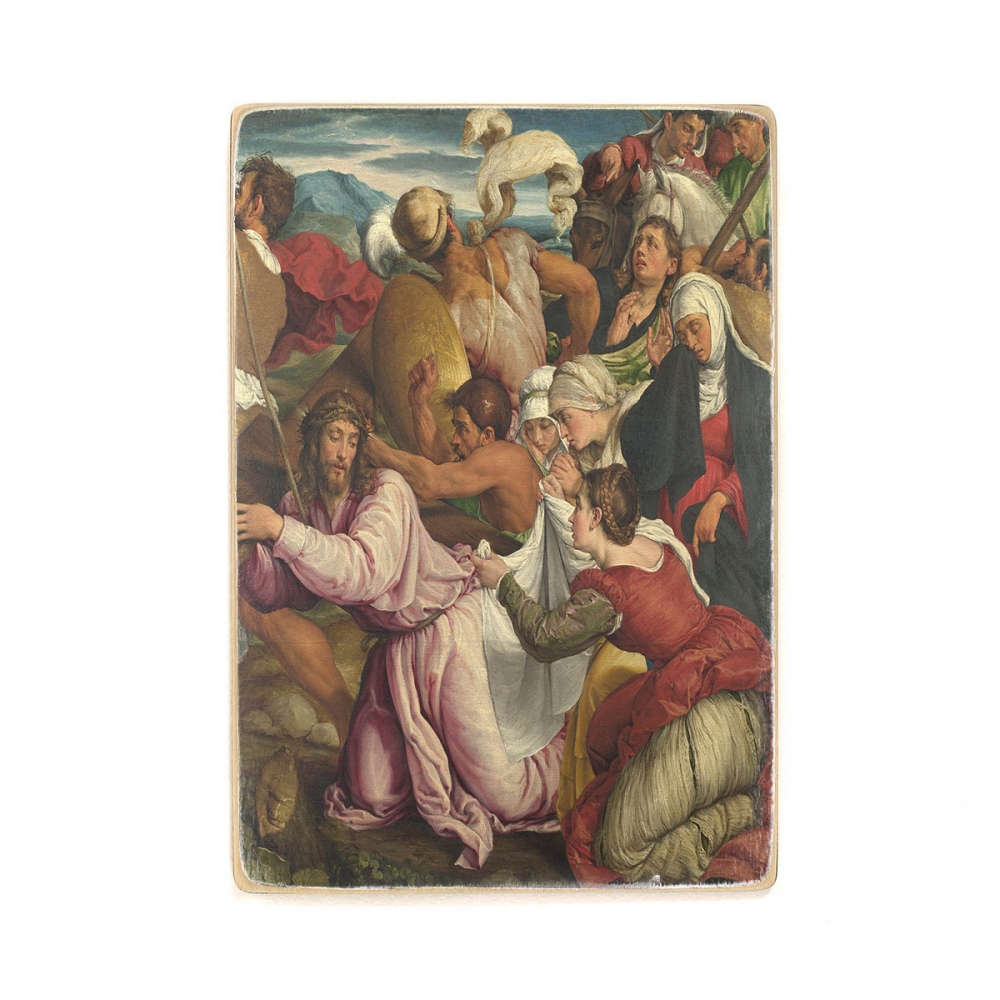 

Деревянный постер Искусство Jacopo Bassano - The Way to Calvary А2