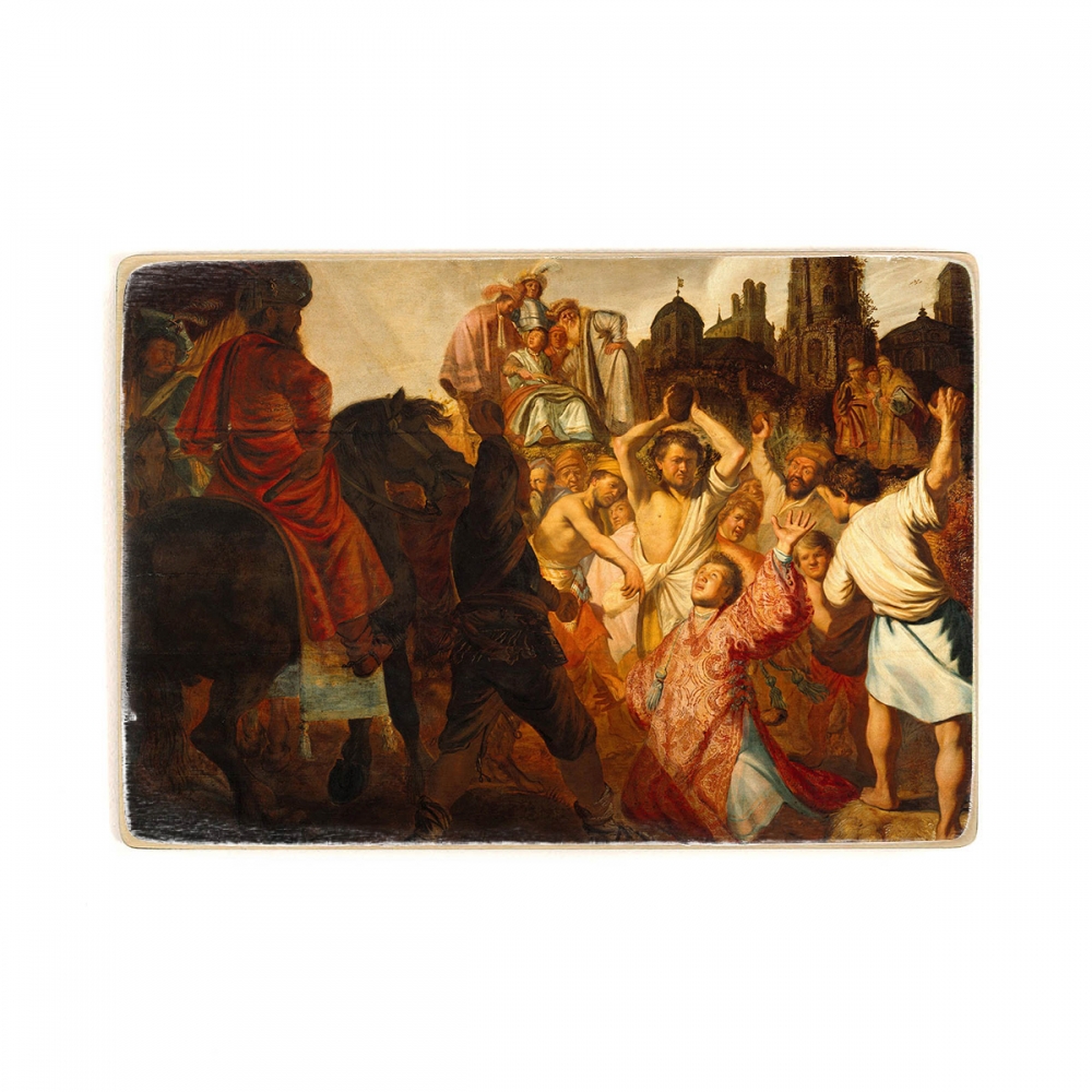 

Деревянный постер Искусство Rembrandt-The Stoning of Saint Stephen (1625) А1