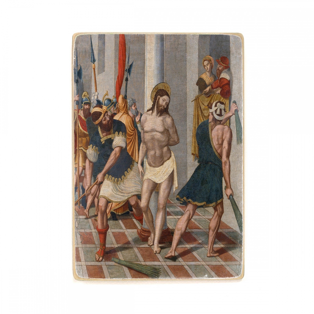 

Деревянный постер Искусство Pere Serafí - Flagellation of Christ А2