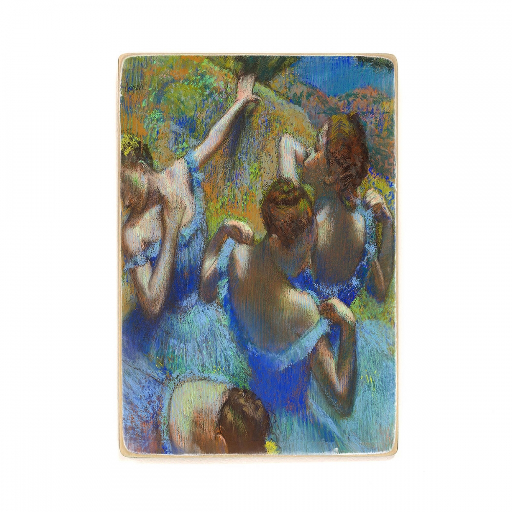 

Деревянный постер Искусство Blue Dancers - Edgar Degas (1897) А1