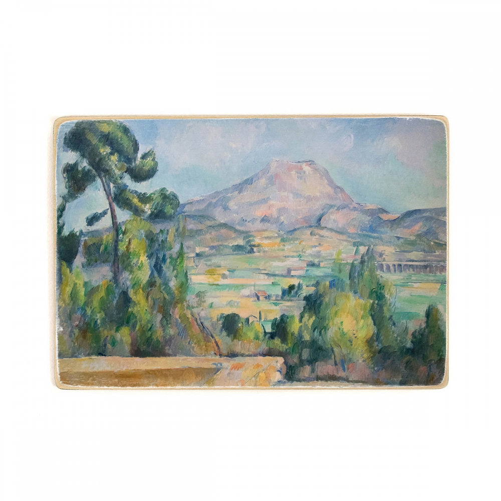 

Деревянный постер Искусство Montagne Sainte-Victoire - Paul Cézanne (1890) А2