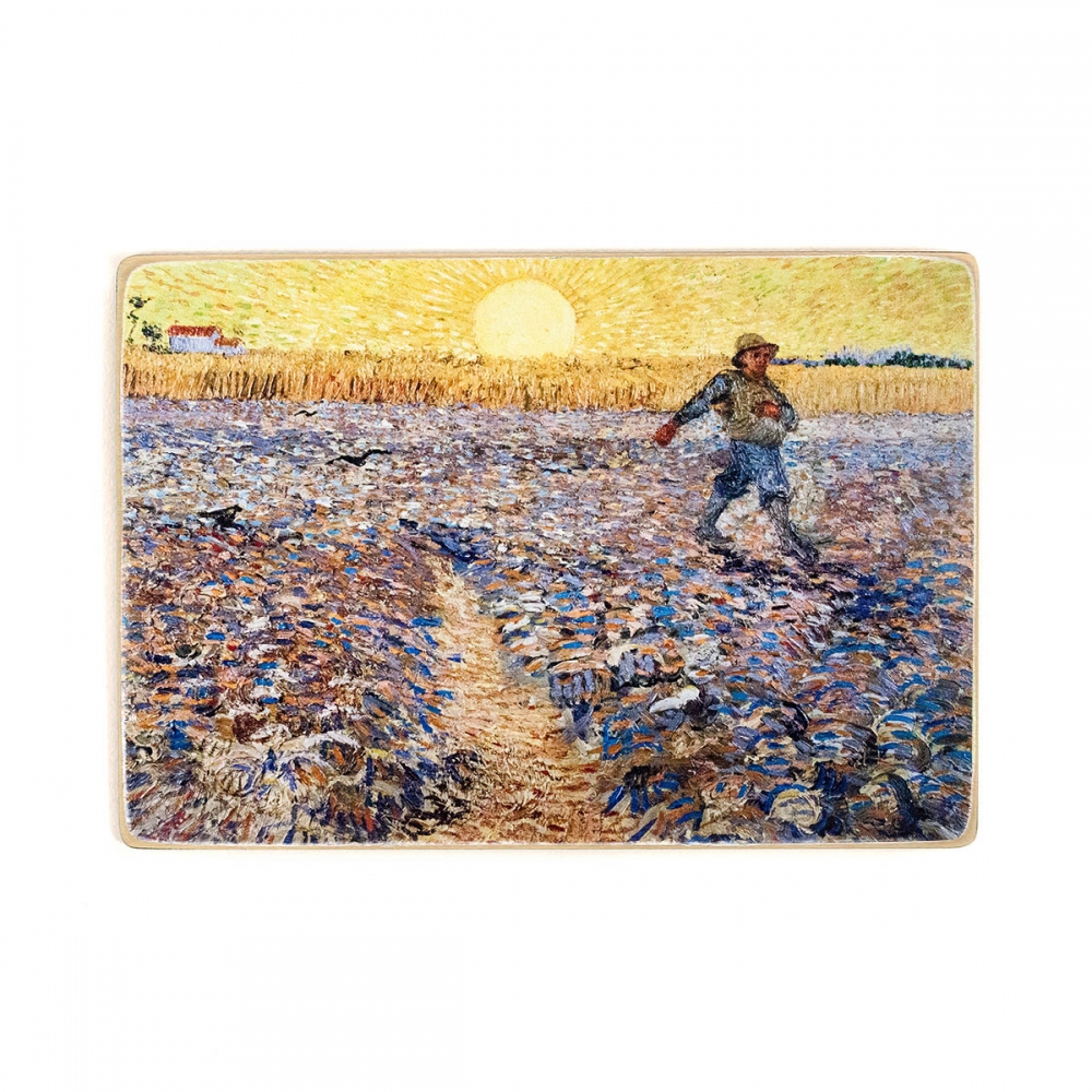 

Деревянный постер Искусство Vincent van Gogh - The Sower - My Dream (1888) А2