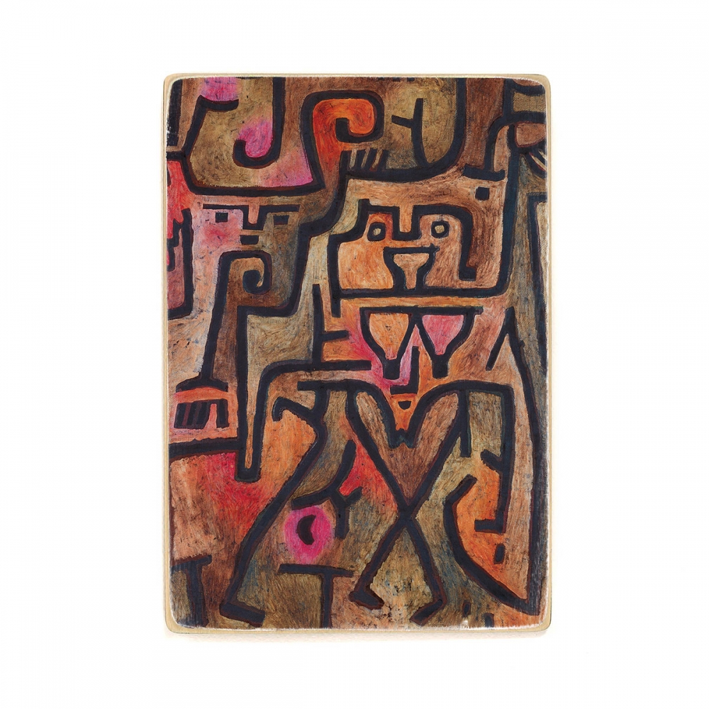 

Деревянный постер Искусство Paul Klee - Forest Witches А2