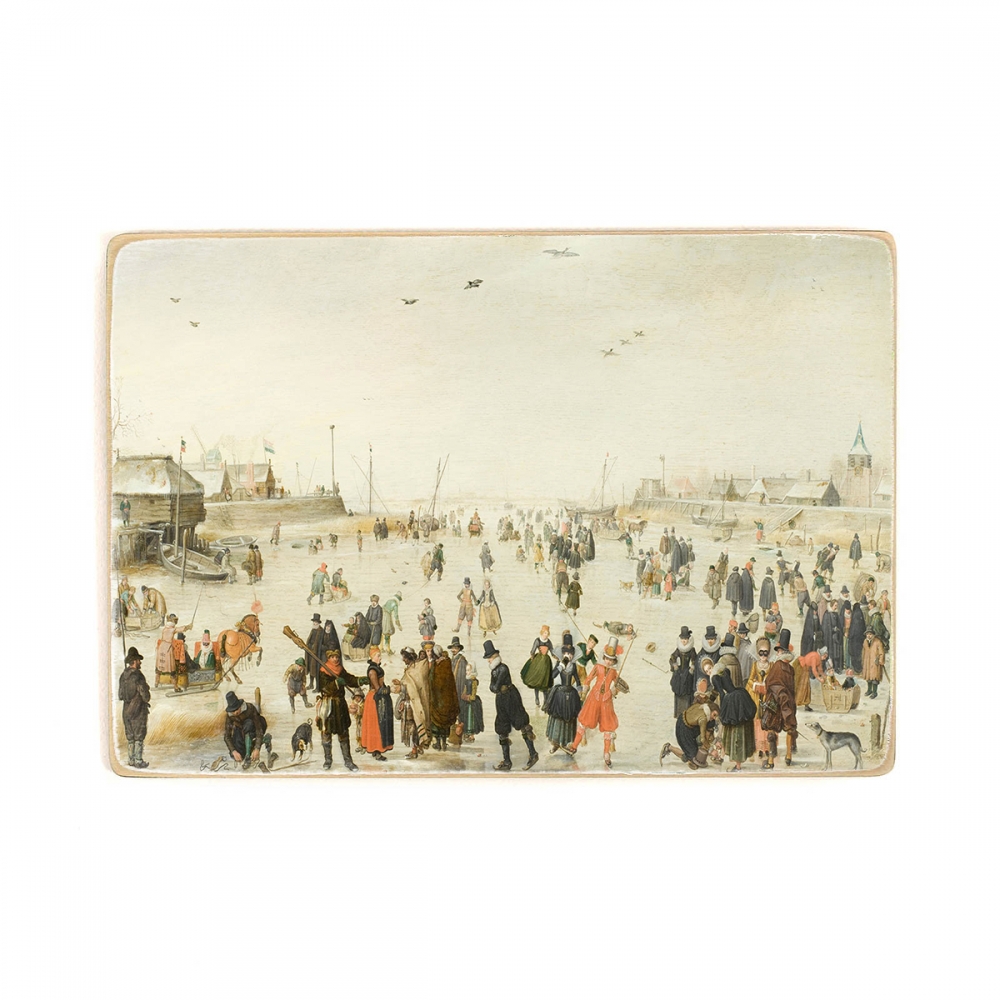 

Деревянный постер Искусство Hendrick Avercamp - Winter Scene on a Canal (1620) А1