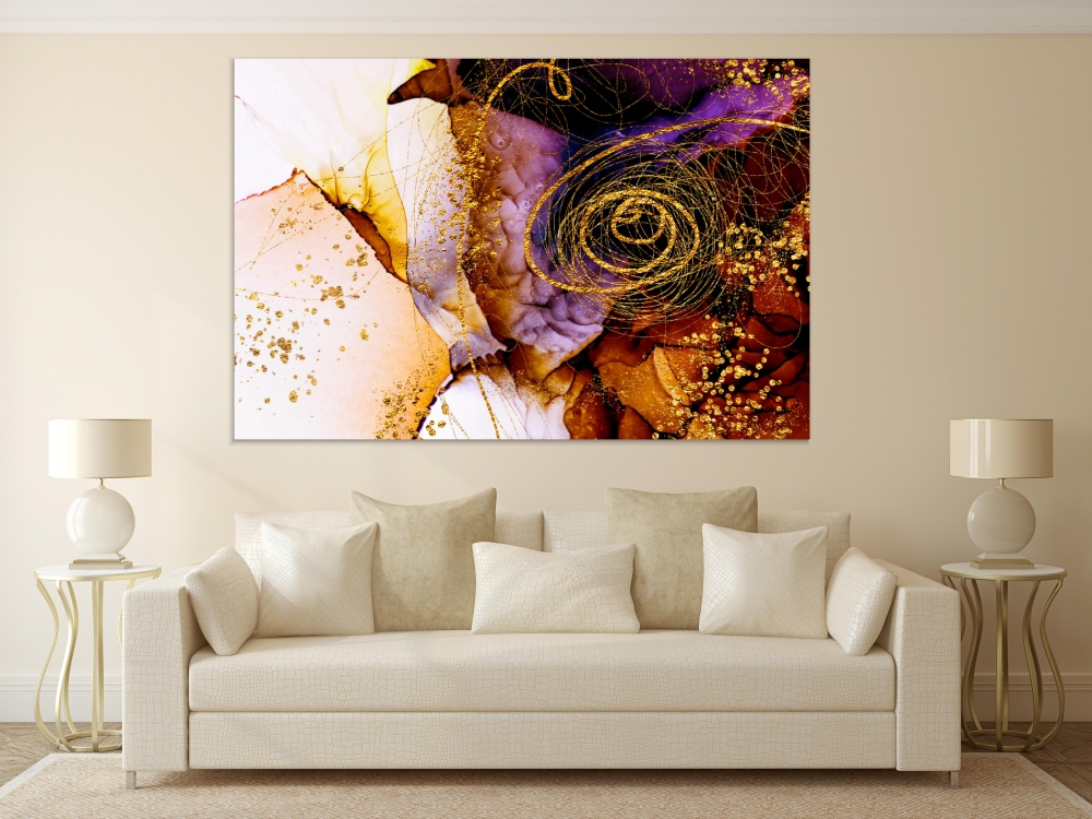 

Картина на холсте Абстракция Golden Ratio 75х100 см.