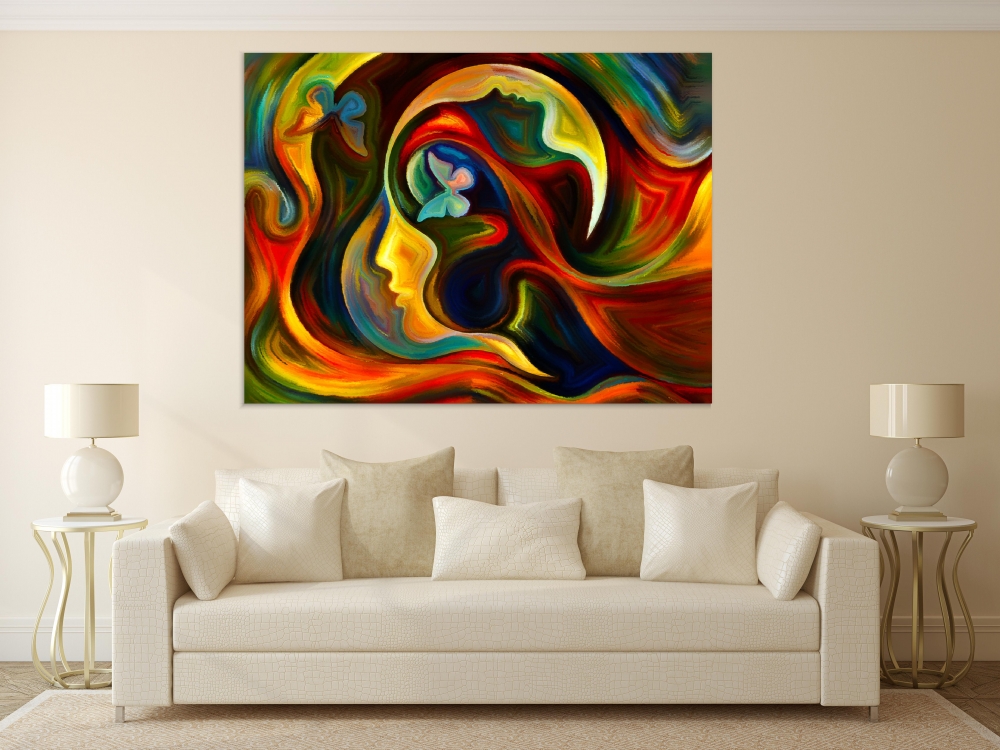 

Картина на холсте Абстракция Mind Series Colors 110х150 см.