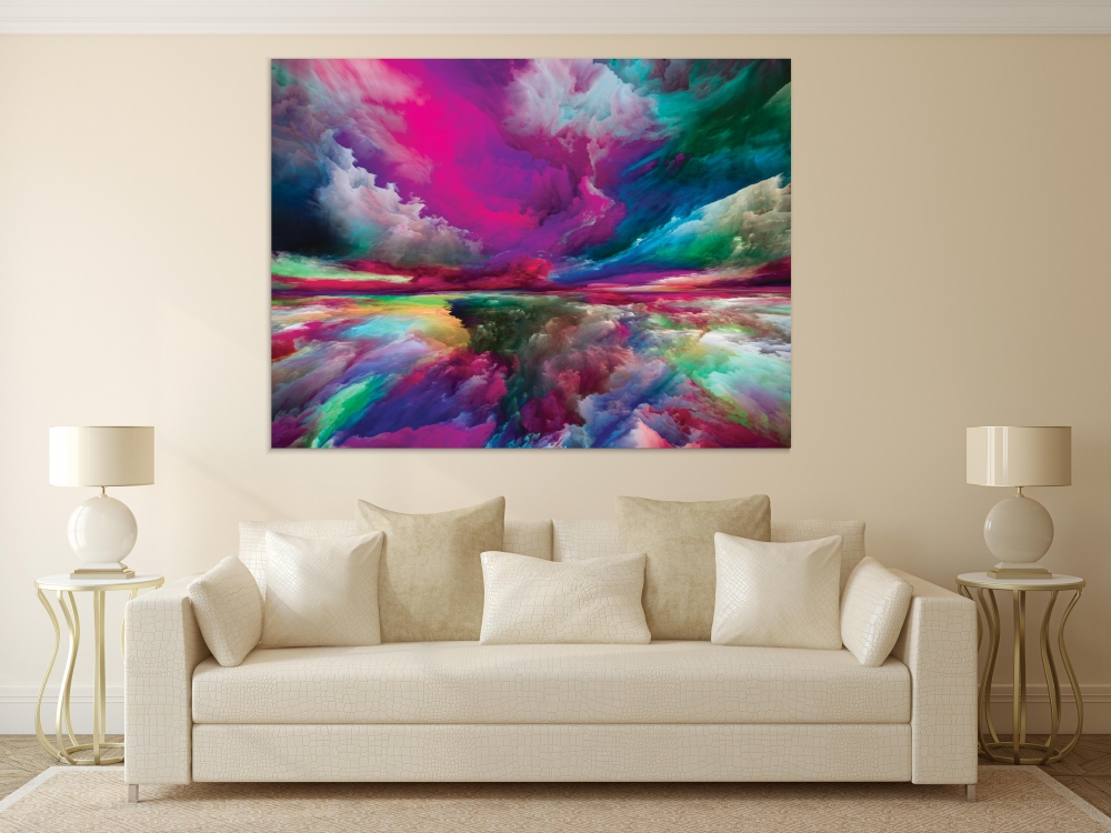 

Картина на холсте Абстракция Spectral Mountains 50х65 см.