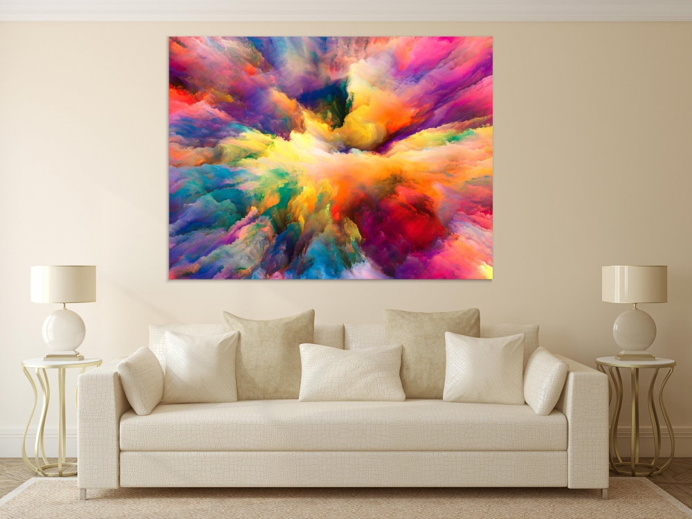 

Картина на холсте Абстракция Color Explosions 45х60 см.
