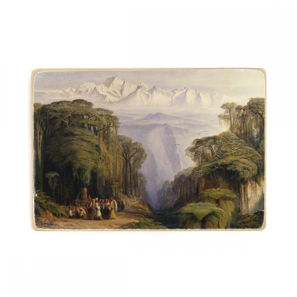 

Деревянный постер Искусство Edward Lear - Kangchenjunga from Darjeeling А1