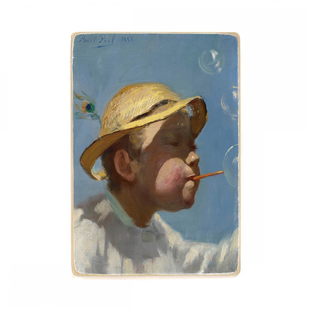 

Деревянный постер Искусство Paul Peel - The Bubble Boy 1884 А1