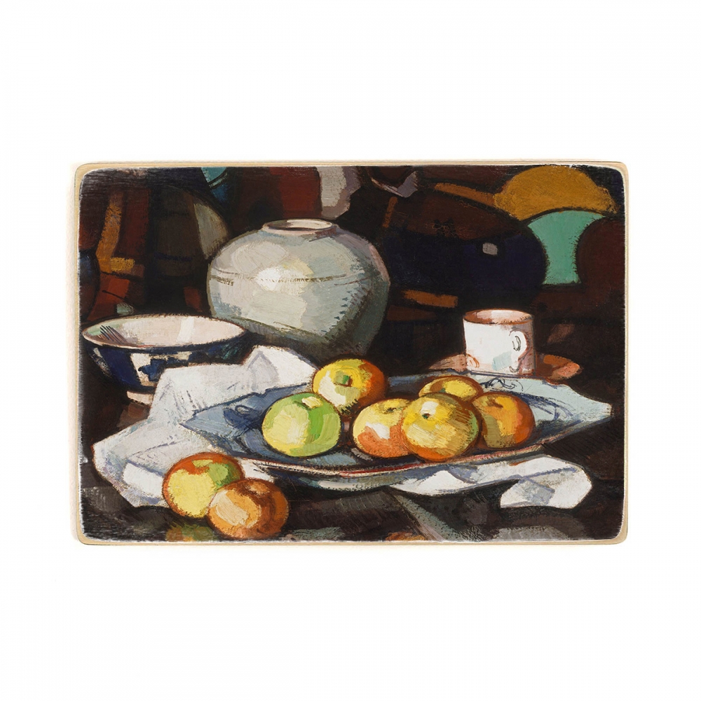 

Деревянный постер Искусство Samuel Peploe - Still life- apples and jar А1