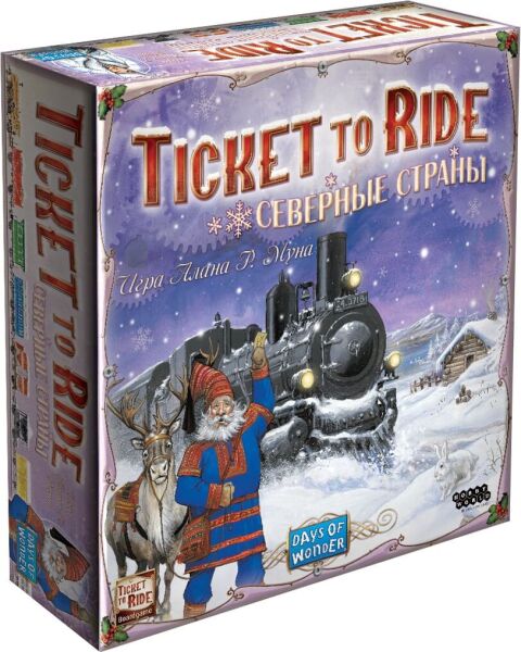 

Настольная игра Hobby World Билет на поезд: Северные страны (Ticket to Ride) (1702)