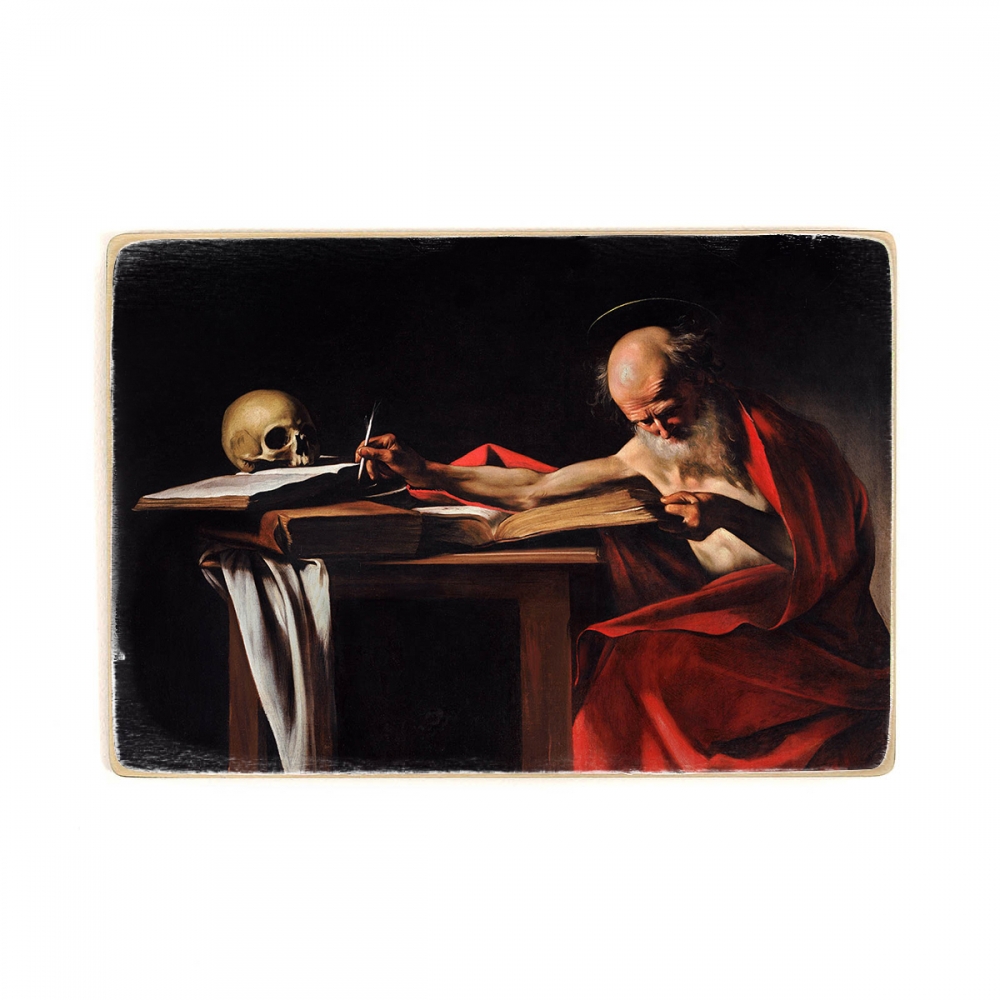 

Деревянный постер Искусство Caravaggio - Saint Jerome Writing А2