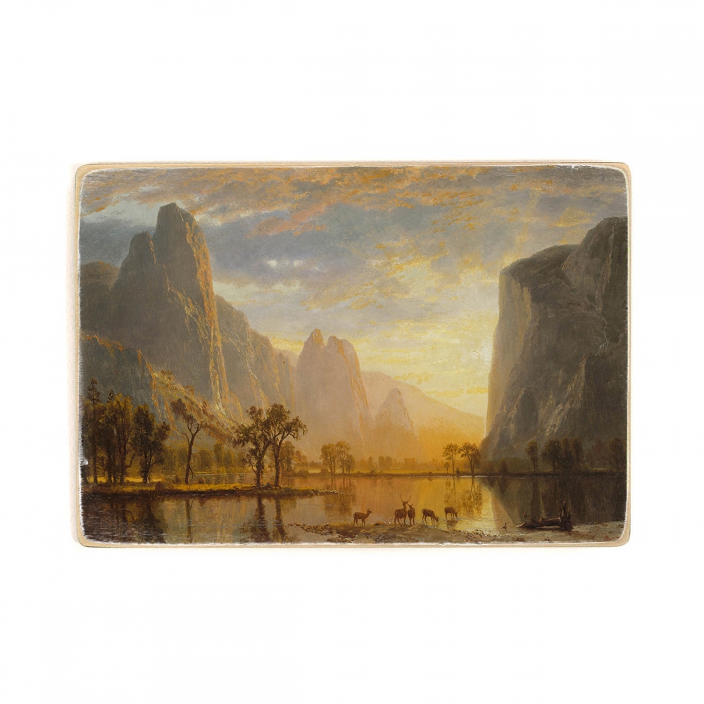 

Деревянный постер Искусство Albert Bierstadt - Valley of the Yosemite А1