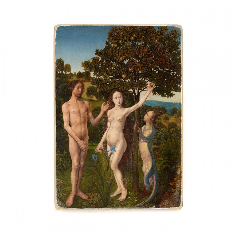

Деревянный постер Искусство Hugo van der Goes - The Fall of Man and The Lamentation А2