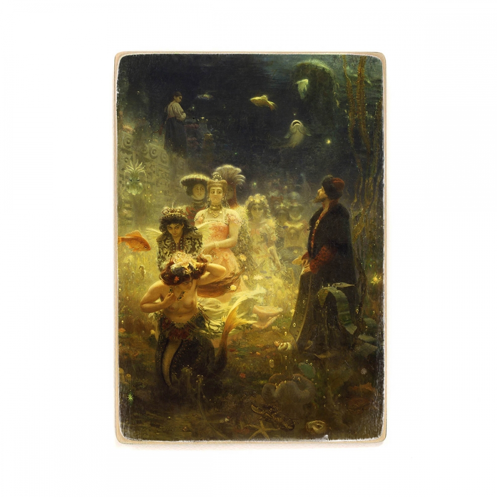 

Деревянный постер Искусство Ilya Repin - Sadko А1