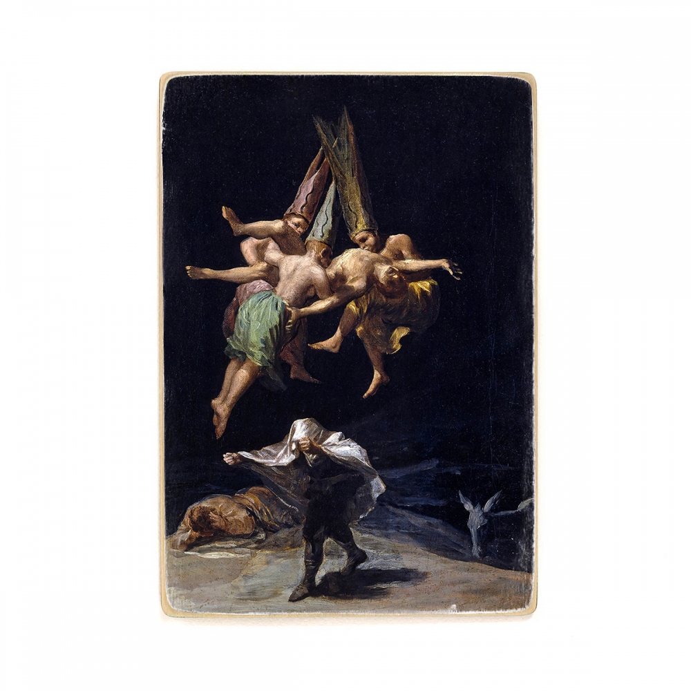 

Деревянный постер Искусство Witches in Flight (Witches in the Air) - Francisco Goya (1797-1798) А1