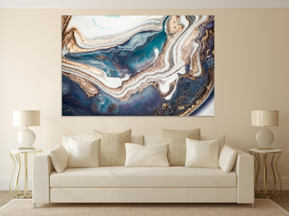 

Картина на холсте Абстракция Swirls Of Marble 110х150 см.