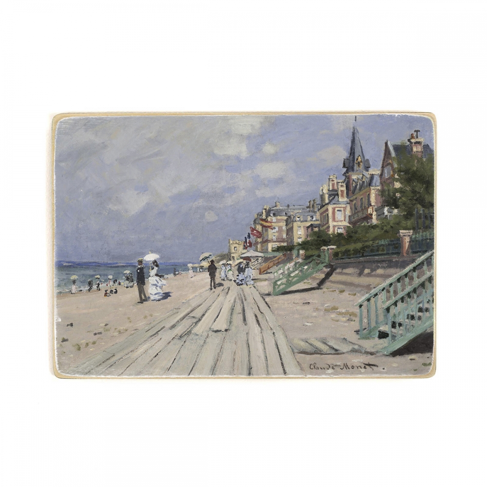 

Деревянный постер Искусство Claude Monet - The Beach at Trouville А2
