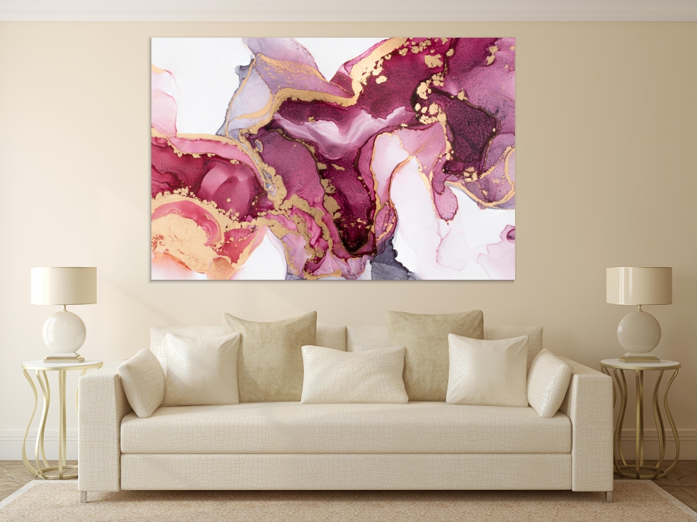 

Картина на холсте Абстракция Mixture Of Colors On A White Background 110х150 см.