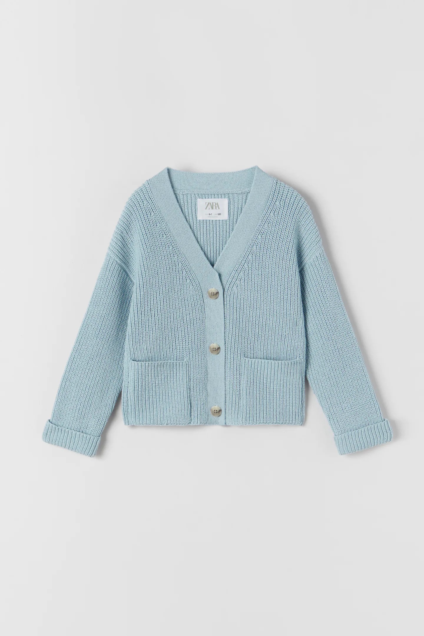 

Кардиган трикотажний Zara 152 Голубий