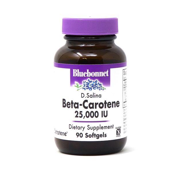 

Бета каротин Beta-Carotene Bluebonnet Nutrition 25000 МЕ 90 капсул (BB008)
