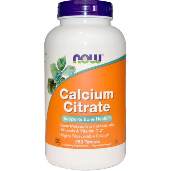 

Цитрат кальция Calcium Citrate Now Foods 250 таблеток (NF325)