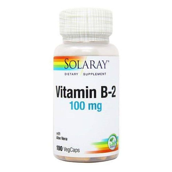 

Витамин B2 Vitamin B2 Solaray 100 мг 100 капсул (SR065)