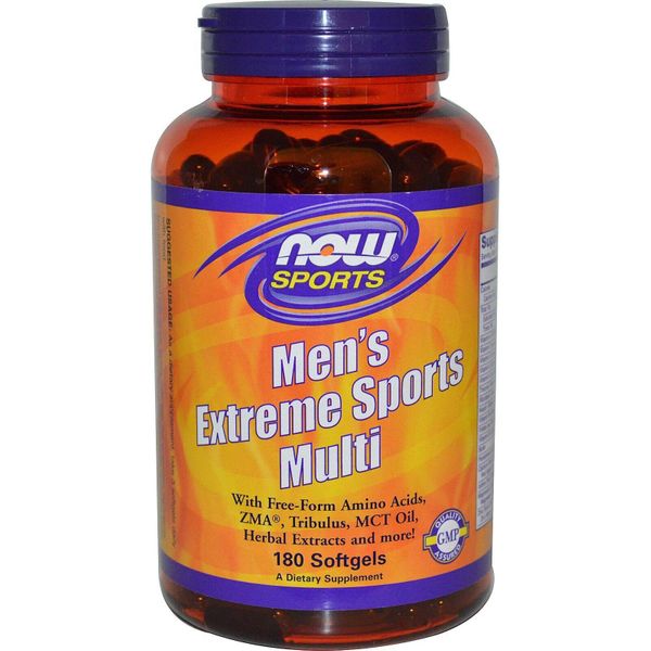 

Мультивитамины для мужчин Men's Extreme Multi Now Foods 180 капсул (NF768)