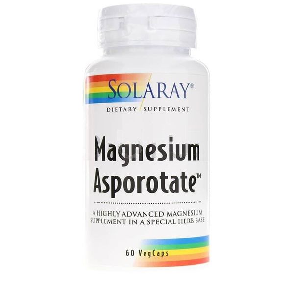 

Аспарат магния Magnesium Asporotate Solaray 400 мг 60 капсул (SR069)