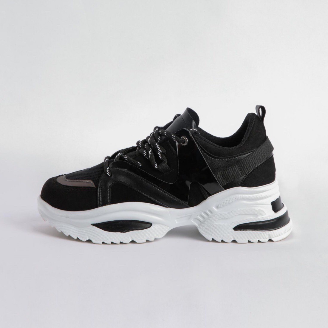 

Женские кроссовки Sofi&Mshoes Чёрные 38(24см)