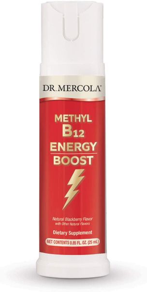 

Витамин B12 усилитель энергии Vitamin B12 Energy Booster Dr. Mercola ежевика 25 мл (DM042)