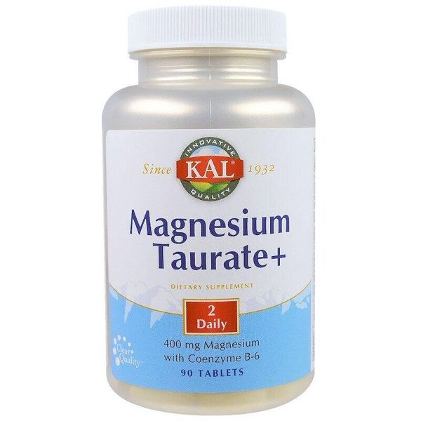 

Таурат магния + Magnesium Taurate + KAL 400 мг 90 таблеток (KAL002)