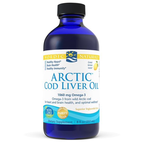 

Рыбий жир из печени трески Arctic Cod Liver Oil Nordic Naturals лимон 237 мл (NN077)