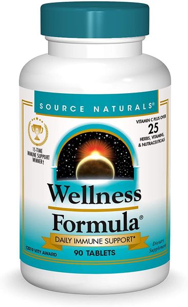 

Растительный иммунный комплекс Wellness Formula Source Naturals 90 капсул (SNS056)