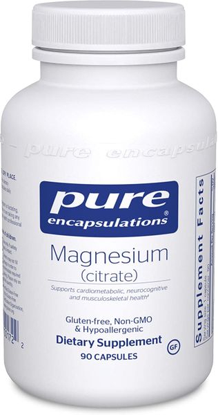 

Магний цитрат Magnesium citrate Pure Encapsulations 90 капсул (PE114)