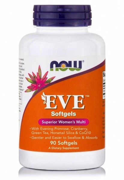 

Витамины NOW Foods Eve Women's Multiple Vitamin Softgels 180 caps