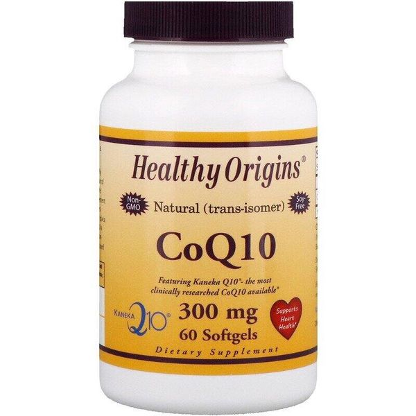 

Коэнзим CoQ10 Q10 Healthy Origins 300 мг 60 капсул (HO093)