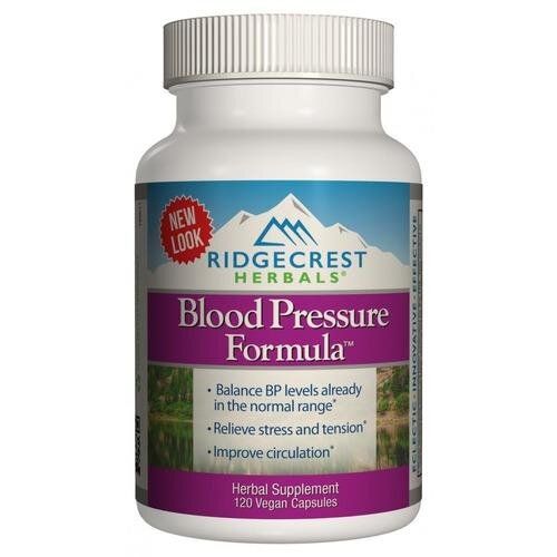 

Комплекс для нормализации кровяного давления Blood Presure Formula RidgeCrest Herbals 120 капсул (RCH017)