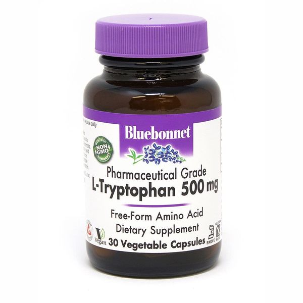 

L-Триптофан L-Tryptophan Bluebonnet Nutrition 500мг 30 капсул (BB004)