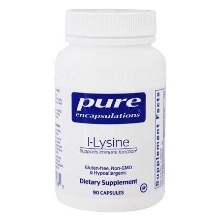 

L-лизин l-Lysine Pure Encapsulations 90 капсул (PE010)