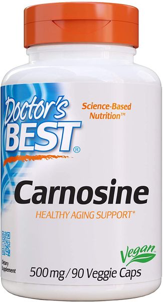 

Карнозин Carnosine Doctor's Best 500 мг 90 капсул (DB074)