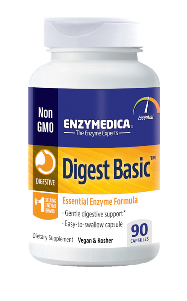 

Пищеварительные ферменты Digest Basic Enzymedica 90 капсул (EM020)