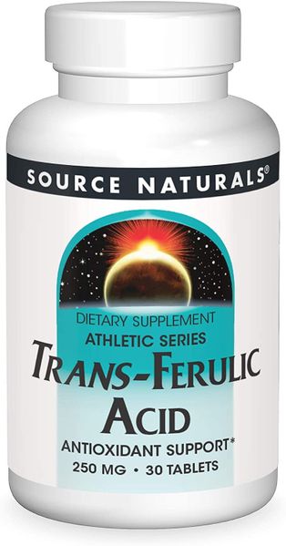 

Транс-феруловая кислота Trans-Ferulic Acid Source Naturals 250 мг 30 таблеток (SNS016)